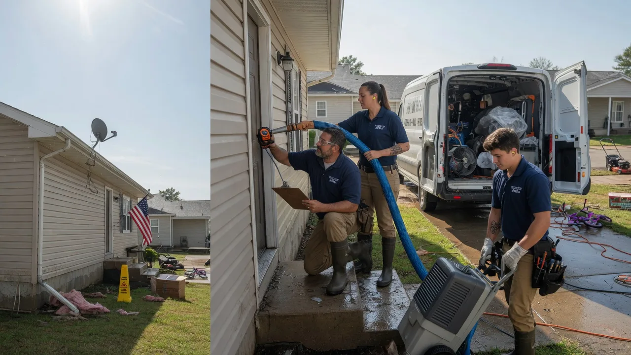 Ceiling Water Damage Restoration in Sayre, OK near me